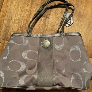 Coach signature tote and wallet handbag # G1276-F20427